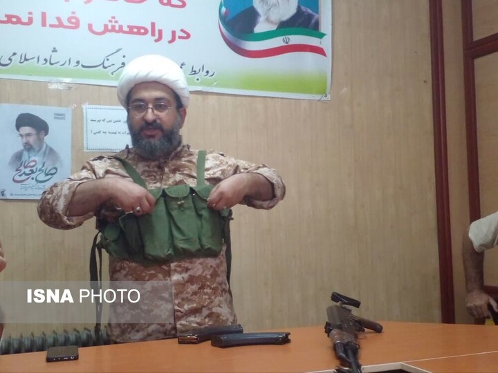 مسئول بسیج رسانه سوادکوه: جنگ تا انتقام خون رهبر ادامه دارد/ آموزش سلاح به خبرنگاران