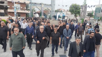پدر شهید جاویدالاثر  «نورمحمدی» در آمل به فرزند شهیدش پیوست