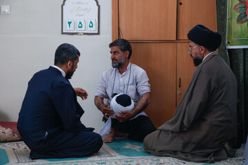 مراسم عمامه گذاری طلاب حوزه علمیه اصفهان