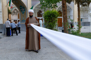 مراسم عمامه گذاری طلاب حوزه علمیه اصفهان