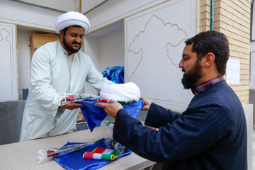 مراسم عمامه گذاری طلاب حوزه علمیه اصفهان