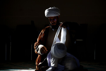 مراسم عمامه گذاری طلاب حوزه علمیه اصفهان