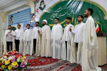 مراسم عمامه گذاری طلاب حوزه علمیه اصفهان