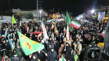نمایش وحدت و ولایتمداری در تجمع شبانه علوی تباران