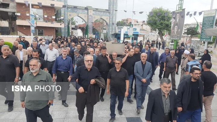 پدر شهید جاویدالاثر  «نورمحمدی» در آمل به فرزند شهیدش پیوست