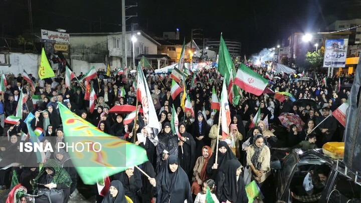 نمایش وحدت و ولایتمداری در تجمع شبانه علوی تباران