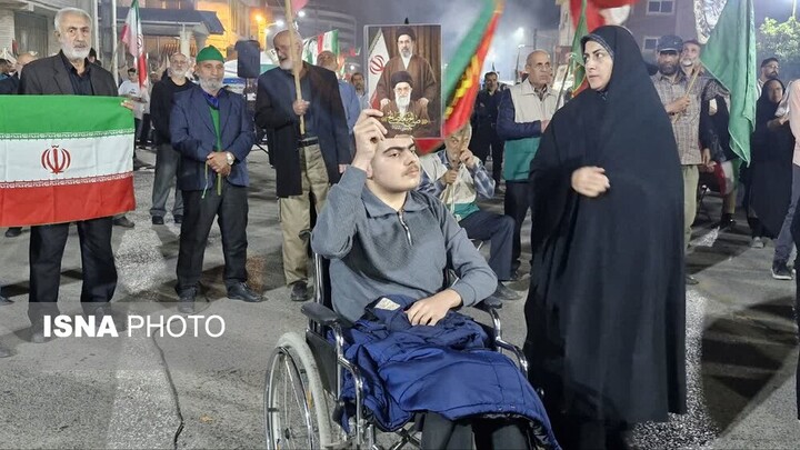 نمایش وحدت و ولایتمداری در تجمع شبانه علوی تباران