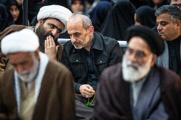  پیمان جبلی، رئیس سازمان صدا وسیما در مراسم سی و هفتمین سالگرد ارتحال امام خمینی(ره)