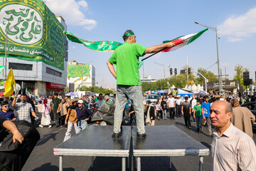جشن ده کیلومتری غدیر؛ حماسه‌ای از میدان امام حسین(ع) تا میدان آزادی