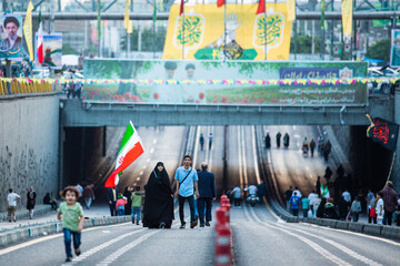غدیر نماد اتحاد و همدلی؛ مهمانی ۱۰ کیلومتری غدیر - تهران