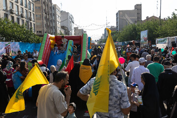 غدیر نماد اتحاد و همدلی؛ مهمانی ۱۰ کیلومتری غدیر - تهران