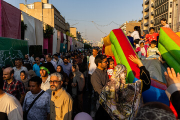 غدیر نماد اتحاد و همدلی؛ مهمانی ۱۰ کیلومتری غدیر - تهران