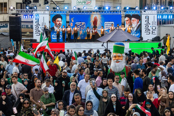 غدیر نماد اتحاد و همدلی؛ مهمانی ۱۰ کیلومتری غدیر - تهران