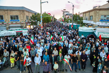 راهپیمایی با شکوه عید سعید غدیر - زنجان