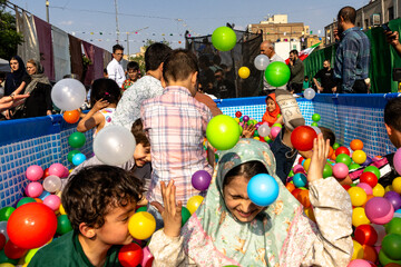 غدیر نماد اتحاد و همدلی؛ مهمانی ۱۰ کیلومتری غدیر - تهران