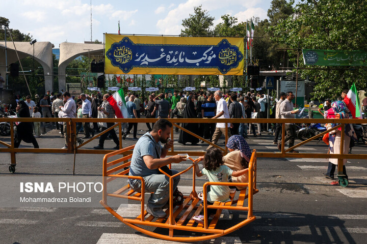 غدیر نماد اتحاد و همدلی؛ مهمانی ۱۰ کیلومتری غدیر - تهران /۳