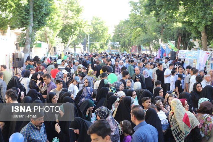 میهمانی کیلومتری غدیر در کرمانشاه برگزار شد