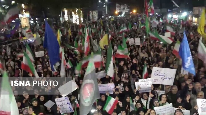 خروش مردم مازندران در سایه پاسخ موشکی ایران
