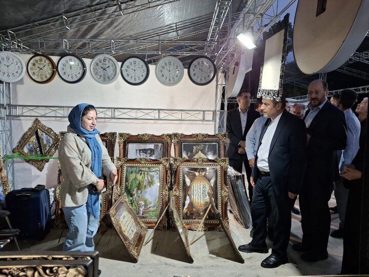 حضور ۶۰ فعال مشاغل خانگی در نمایشگاه " هزار میدان، هزار بازار" در سمنان