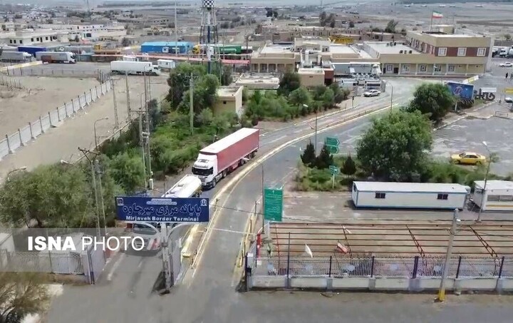 جابجایی بیش از ۷۰۰ هزار تن کالا از پایانه‌های مرزهای شمال سیستان و بلوچستان