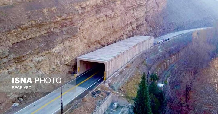 اجرای گالری ایمنی ۲۰۰ میلیارد تومانی در محور کندوان برای مقابله با ریزش سنگ