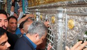 وزیر کشور پاکستان زائر حرم کریمه اهل‌بیت (س) شد