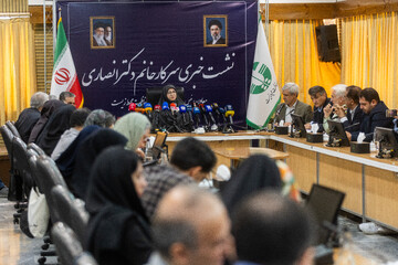 نشست خبری شینا انصاری، رئیس سازمان حفاظت محیط زیست