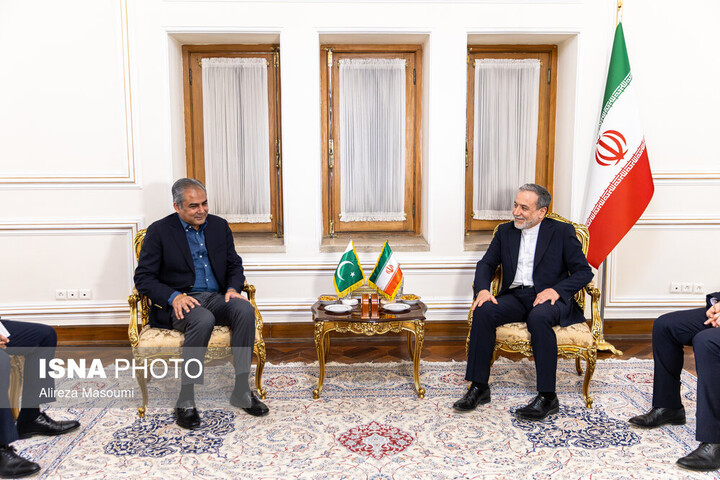 دیدار وزیر کشور پاکستان با عراقچی