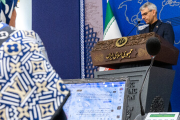 نشست خبری اسماعیل بقایی، سخنگوی وزارت خارجه