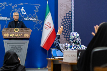 نشست خبری اسماعیل بقایی، سخنگوی وزارت خارجه