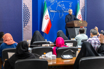 نشست خبری اسماعیل بقایی، سخنگوی وزارت خارجه