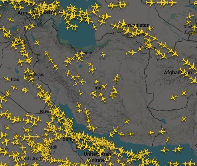 Iran Airspace Returns to Normal Following Lift of Flight Restrictions