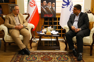 دیدار مهدی باصولی معاون آموزشی جهاد دانشگاهی کشور با جعفر مردانی استاندار چهارمحال و بختیاری