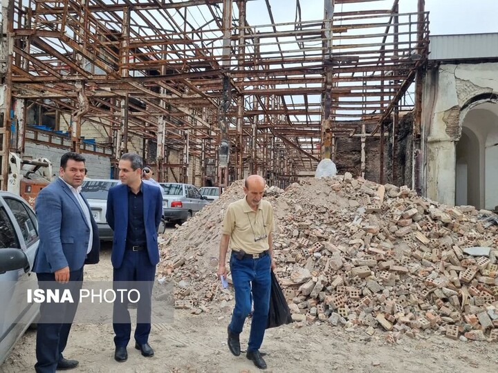 لزوم مشابه سازی کاروانسراهای ثبتی سوخته در بازار رشت