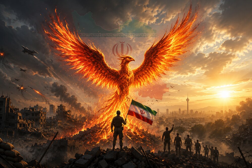 ققنوس در آتش؛ تحلیلی بر صد روز مقاومت و تداوم تاریخی ایران