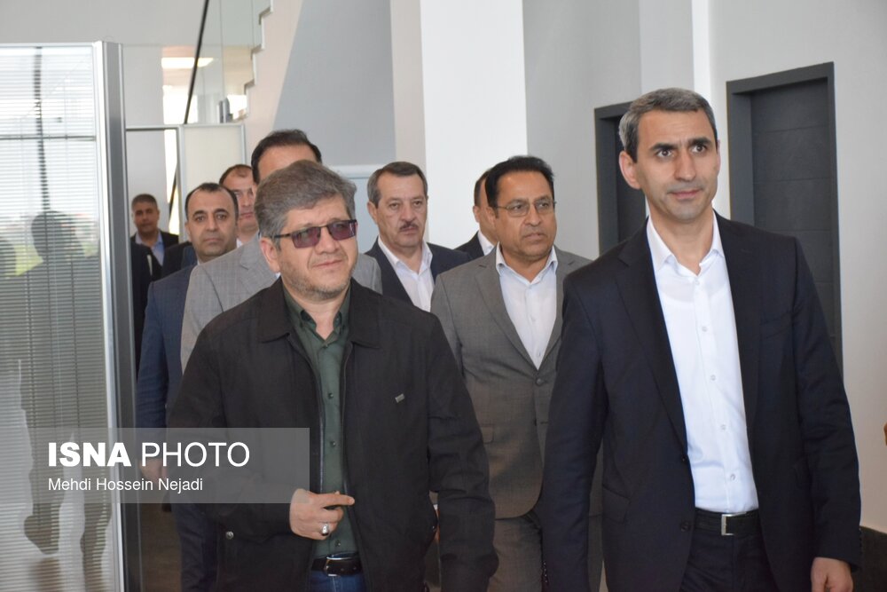 بازدید مدیران راه‌آهن ایران و آذربایجان از بارانداز ریلی آست