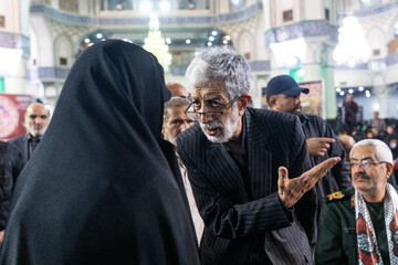 غلامعلی حداد عادل در مراسم گرامیداشت اولین سالگرد شهادت سپهبد پاسدار شهید حسین سلامی
