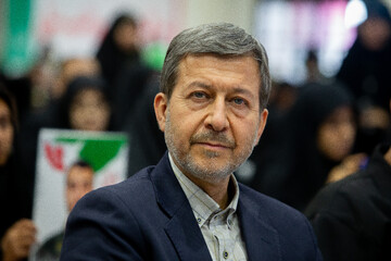 مهدی جمالینژاد، استاندر اصفهان در مراسم بزرگداشت سالگرد شهادت سردار شهید دکتر حسین سلامی و شهدای جنگ 12 روزه - اصفهان