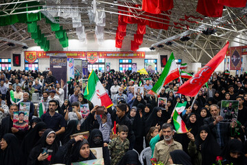 مراسم بزرگداشت سالگرد شهادت سردار شهید دکتر حسین سلامی و شهدای جنگ 12 روزه - اصفهان