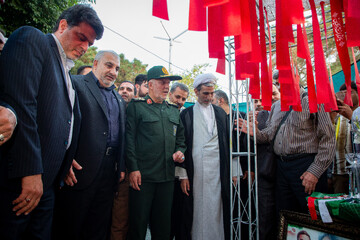 مراسم بزرگداشت سالگرد شهادت سردار شهید دکتر حسین سلامی و شهدای جنگ 12 روزه - اصفهان