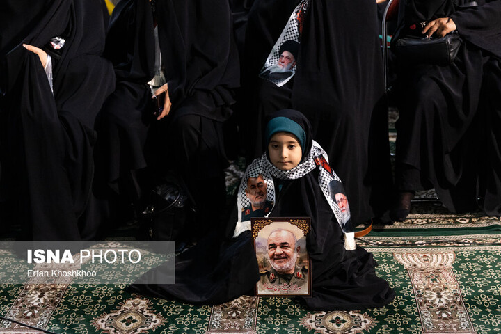 گرامیداشت اولین سالگرد شهادت سپهبد پاسدار حسین سلامی