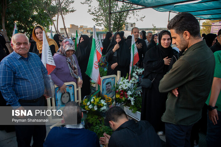 مراسم بزرگداشت سالگرد شهادت سردار شهید دکتر حسین سلامی و شهدای جنگ ۱۲ روزه - اصفهان