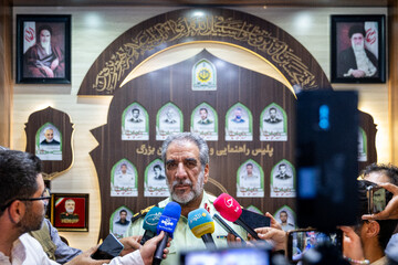  عباسعلی محمدیان، فرمانده انتظامی تهران بزرگ در حاشیه آیین نکوداشت شهدای اقتدار فراجا
