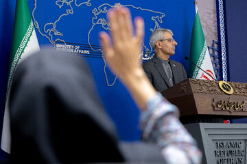 نشست خبری اسماعیل بقایی، سخنگوی وزارت خارجه