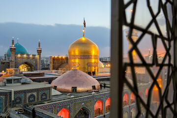آیین سنتی اذن عزای امام حسین (ع) در حرم مطهر رضوی