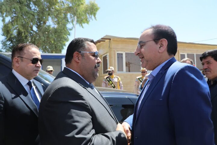 استاندار واسط عراق وارد ایلام شد
