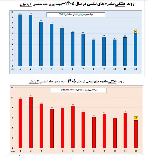 وضعیت آنفلوآنزا در هفته دوازدهم سال / رصد عفونتهای تنفسی در حجاج در ۶ فرودگاه کشور