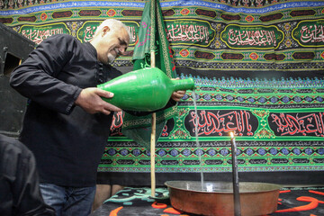 مراسم سنتی طشت گذاری آذری های مقیم کیش