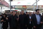 بازدید معاون اجرایی رئیس‌جمهور از پایانه شهید سلیمانی و پاسگاه مرزی و میدان نفتی آذر مهران
