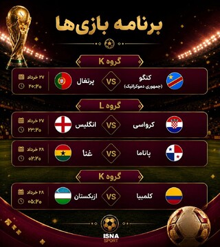برنامه روز هفتم جام جهانی ۲۰۲۶/ جام پایانی رونالدو و مودریچ